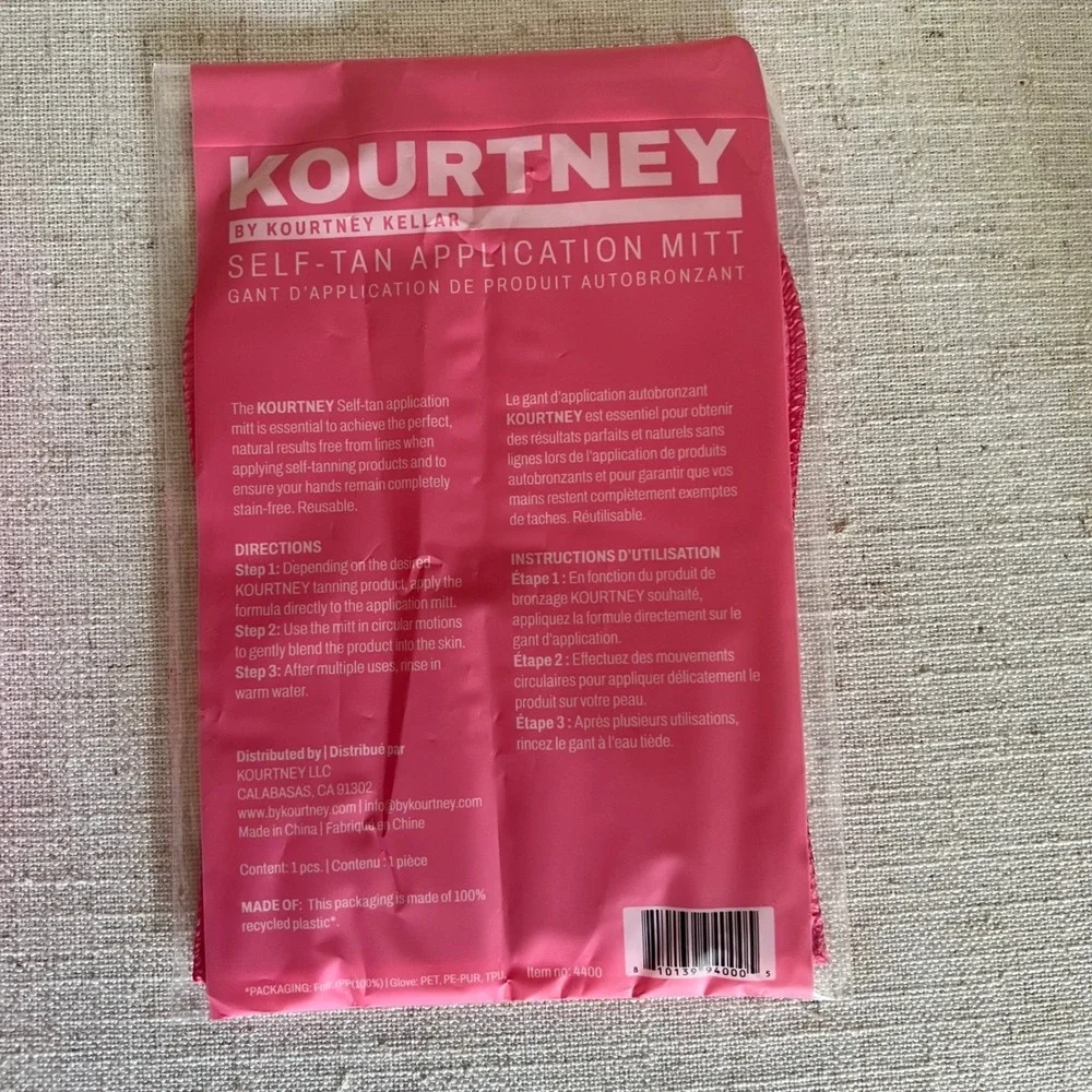 Kourtney Kellar Self-Tan Body Lotion Medium + Application Mitt Set 6.7‎ oz